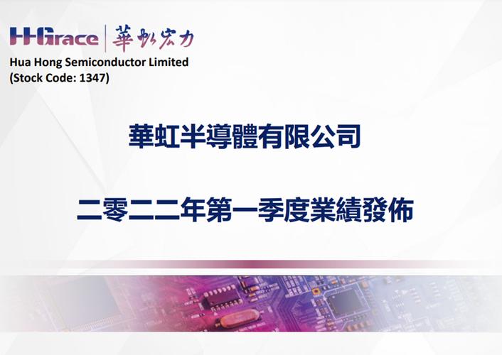 华虹公司：5月8日将召开2025年第一季度业绩说明会